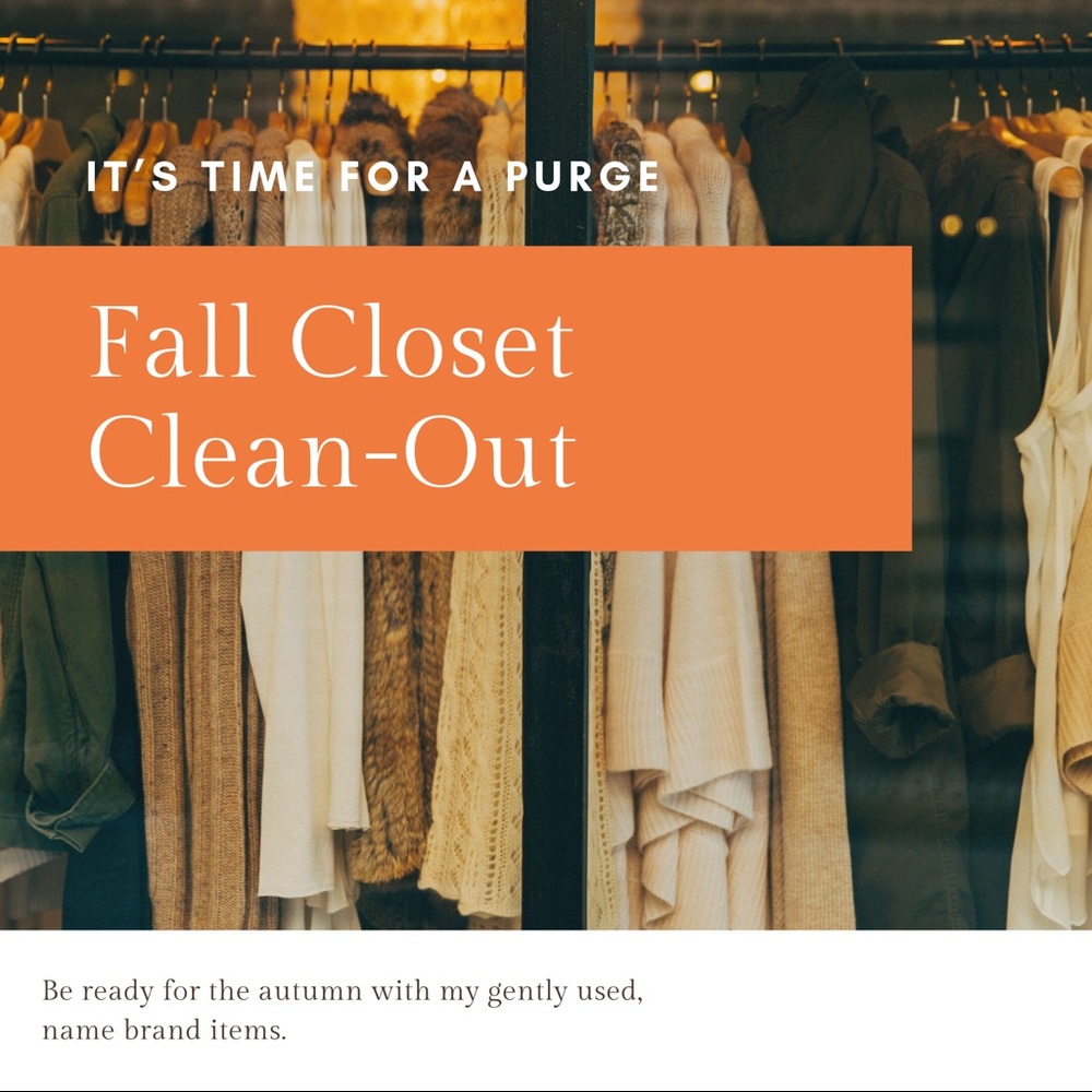 Closet clean out!